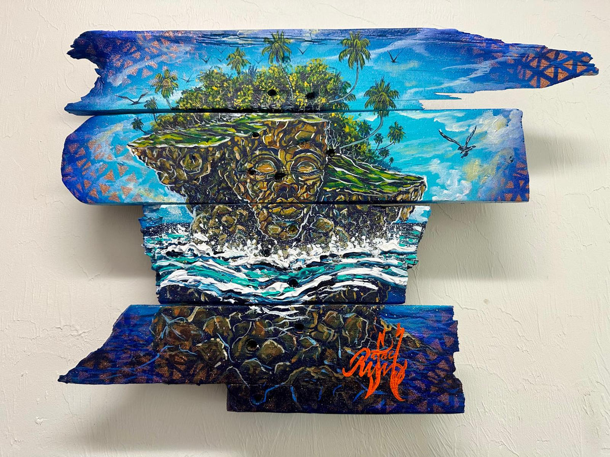 Titled memory island