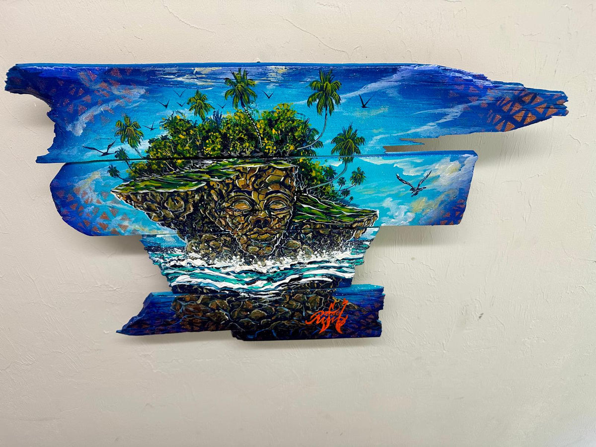 Titled memory island