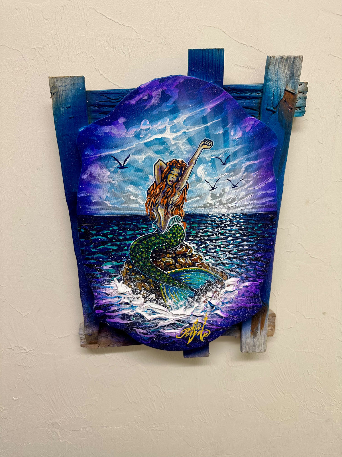 Waking mermaid