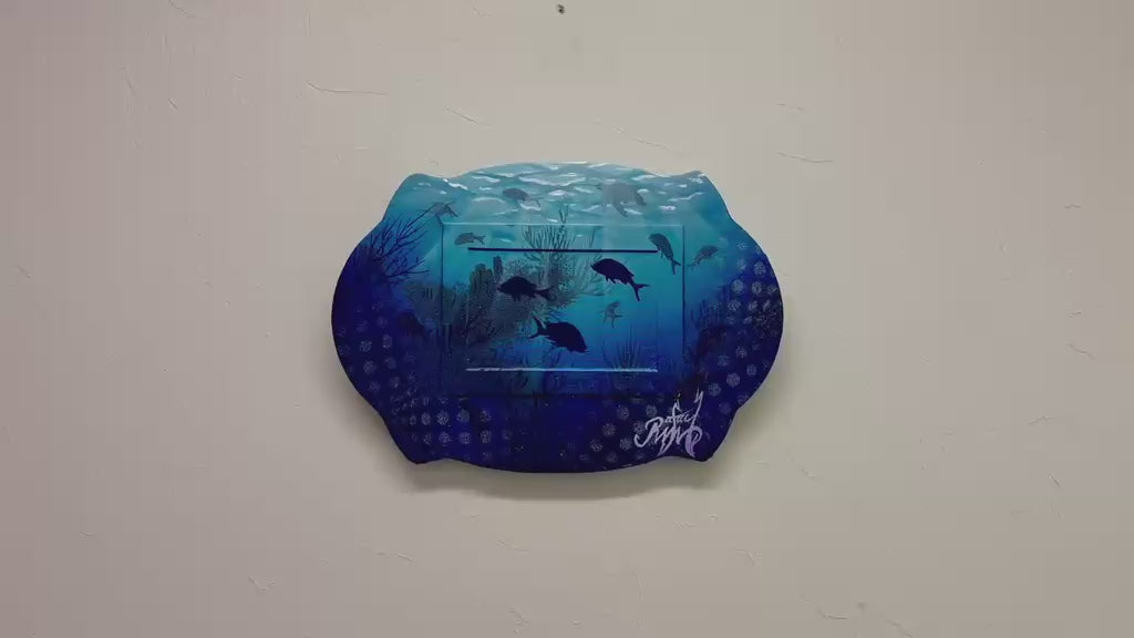 Polkadot blue