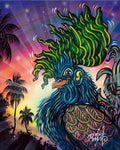Striped Rooster
